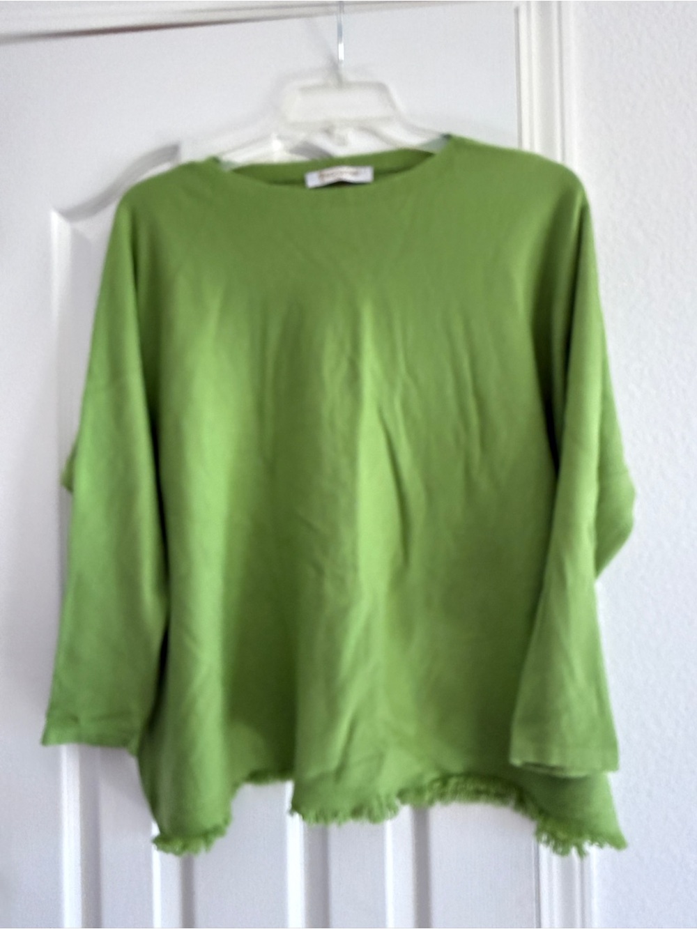 Relaxed Green Women's Boatneck Sweater